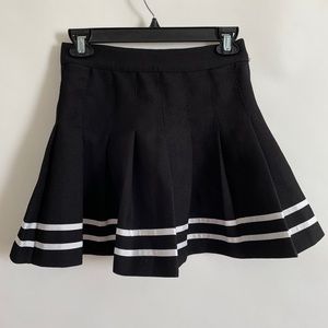 Sailor skirt black white xsmall h&m
